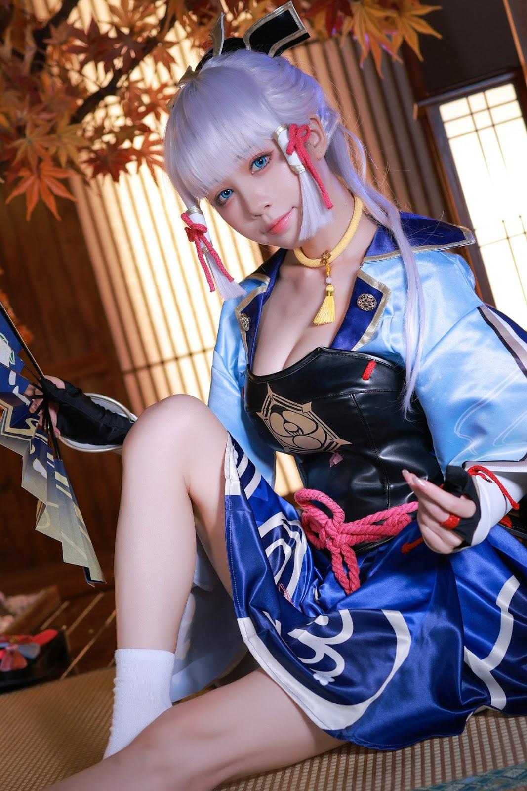 Cosplay 水淼Aqua 神里綾華 Kamisato Ayaka(20)