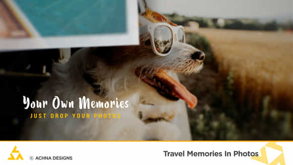 Travel Memories In Photos - VideoHive 53906197