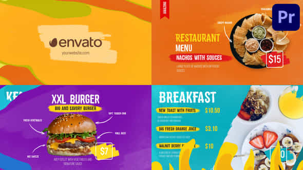 Restaurant Menu - VideoHive 44758508