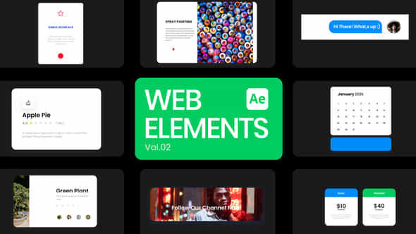 Web Elements 02 - VideoHive 46904687