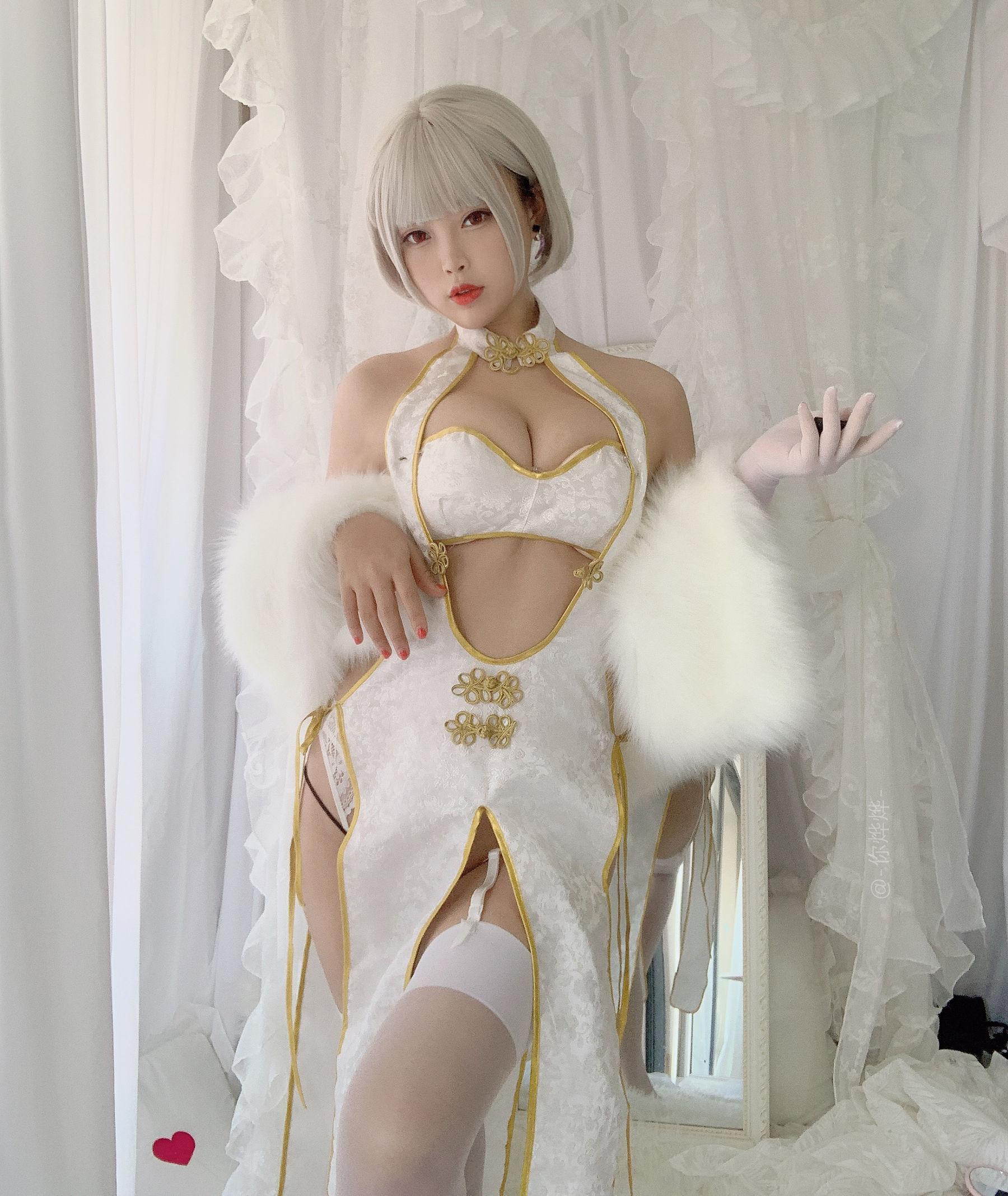 [美女Coser] -白烨- 《白旗袍》 写真集(29)