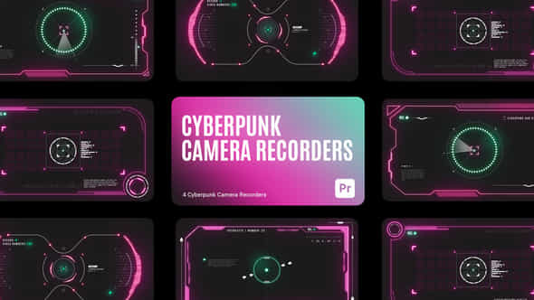 Cyberpunk Camera Recorders - VideoHive 44729687