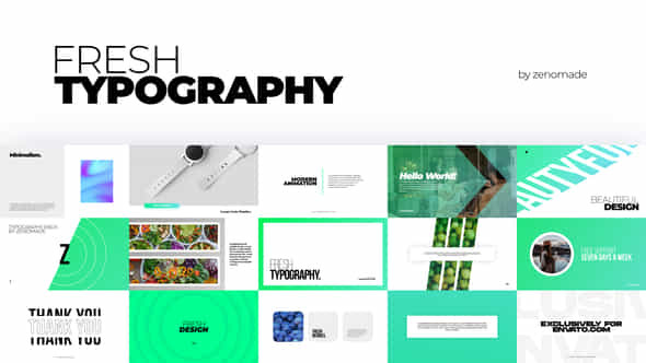 Fresh Typography - VideoHive 32502006