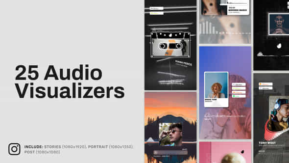 Instagram Audio Visualizers - VideoHive 40304498