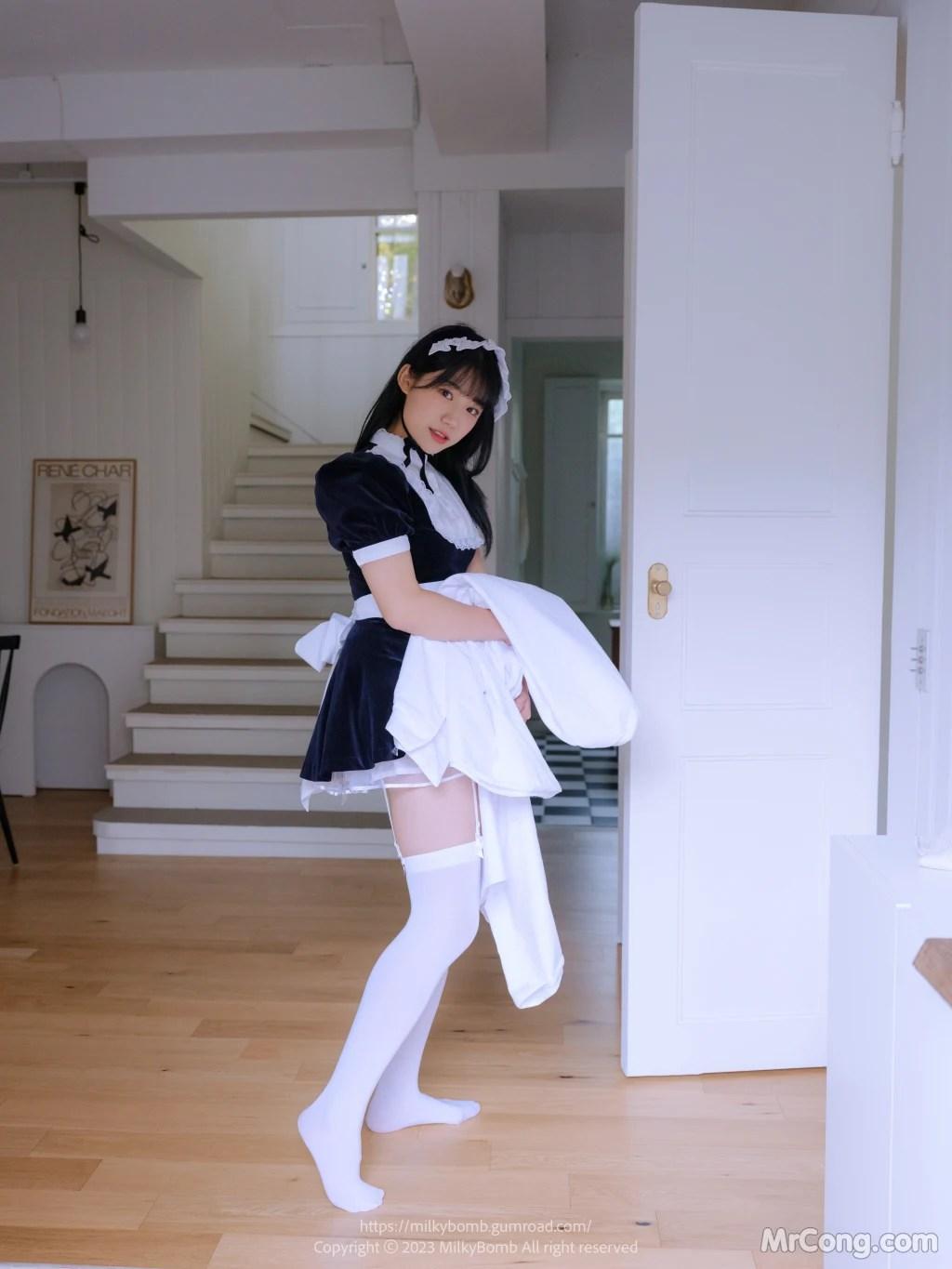 [MilkyBomb] Yui: Vol.3 Maid (291 photos )(55)