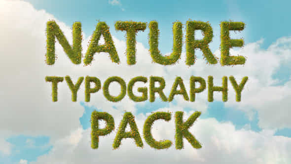 Nature Typeface - VideoHive 46524814