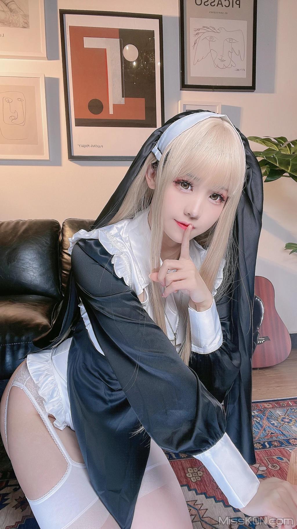 Coser@miko酱ww: mikoの白丝01 (241 photos)(216)