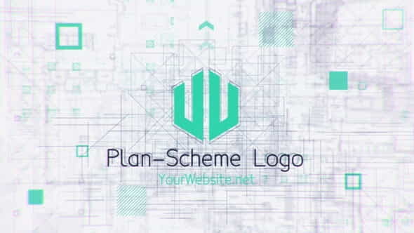 Blueprint Scheme Logo - VideoHive 27692280