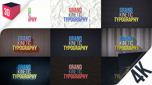 Grand Kinetic Typography - VideoHive 17124183