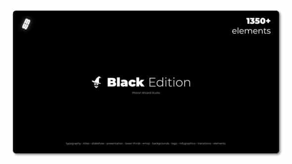 Black Edition - Graphics Pack - VideoHive 25443550