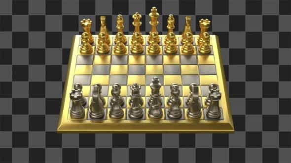 Chess Gold And Platinum - VideoHive 33488729