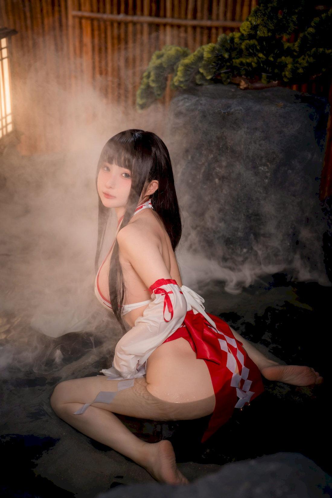 [福利女神cosplay] 桜井宁宁 - 纯洁巫女/61P(59)