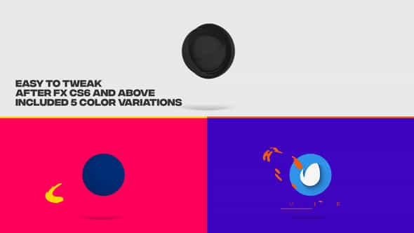 Flat Color Logo Reveal - VideoHive 39243167