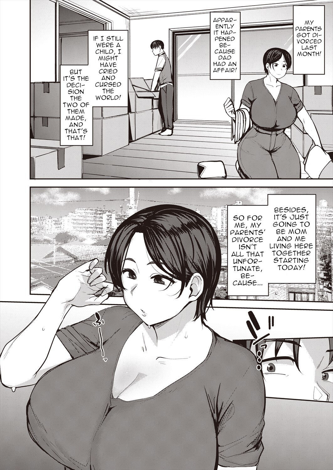 [Nanao Yukiji] Oyako Ai  Mother-Son Love (COMIC AUN 2024-06) [English] [menospeaknihongo]  [Digital]