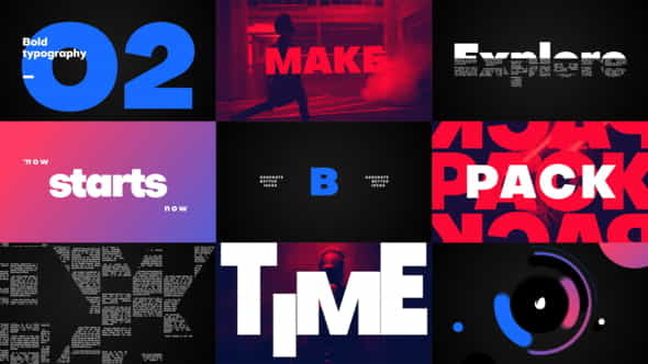 Big Titles -Typography for Premiere - VideoHive 26410598