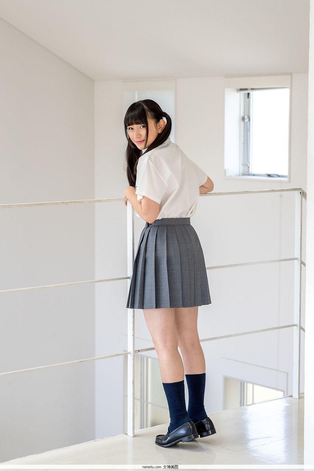 [Minisuka.tv] Miruku Kawamura 河村美- 双马尾校服少女(6)