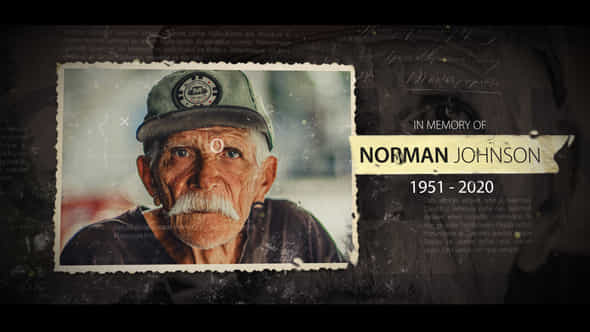 Funeral Memory Slides For Premiere Pro - VideoHive 41862608