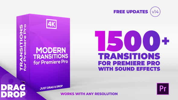 Modern Transitions | For Premiere - VideoHive 21922312