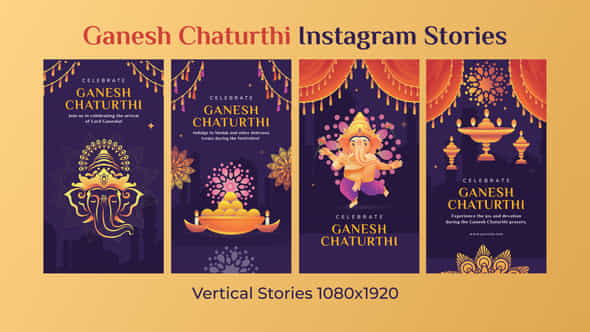 Ganesh Chaturthi Instagram Story - VideoHive 53819477