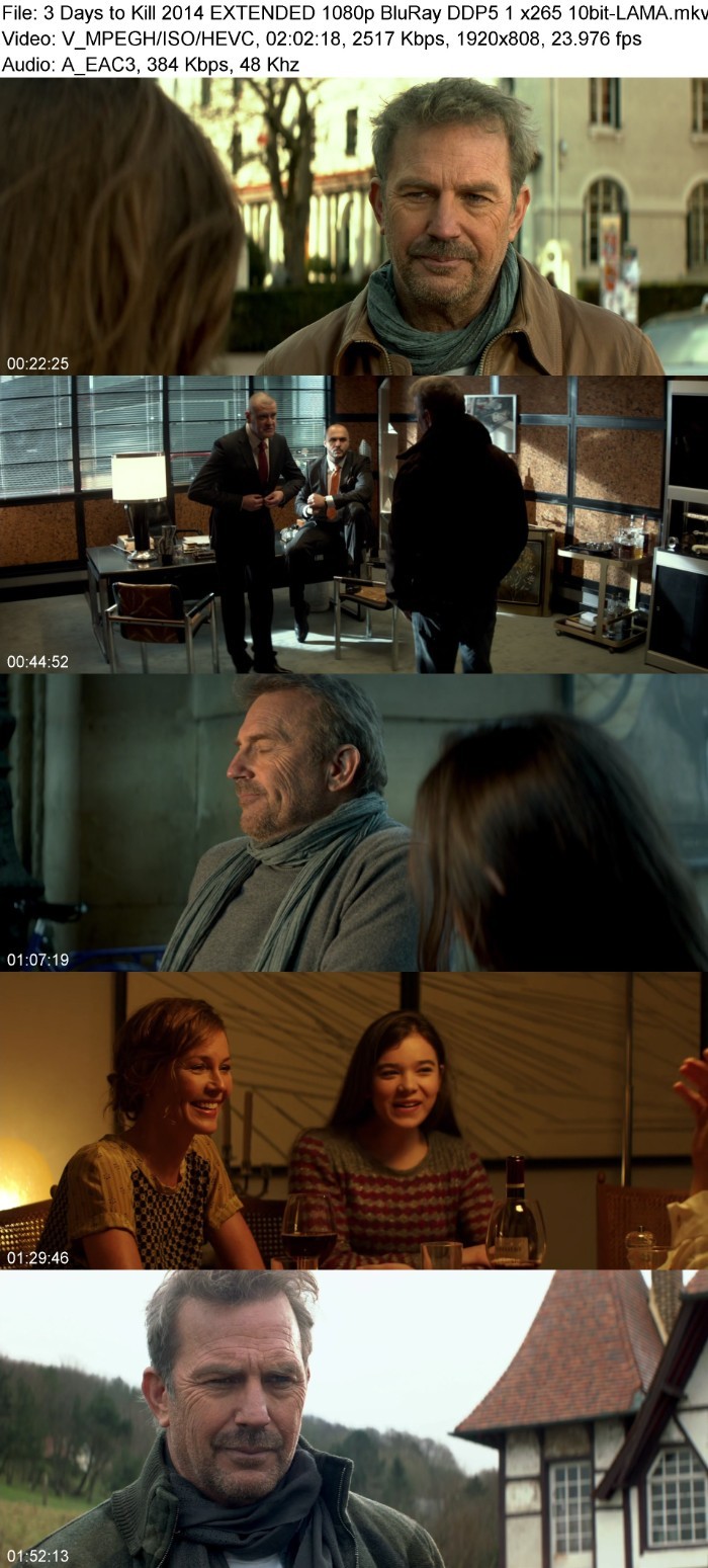 3 Days to Kill 2014 EXTENDED 1080p BluRay DDP5 1 x265 10bit-LAMA DFbGSO5p_o