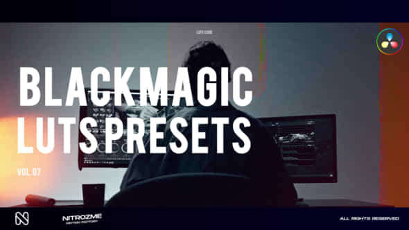 Blackmagic Lut Vol 07 For Davinci Resolve - VideoHive 49365500