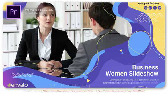 Business Women Slideshow - VideoHive 37606470