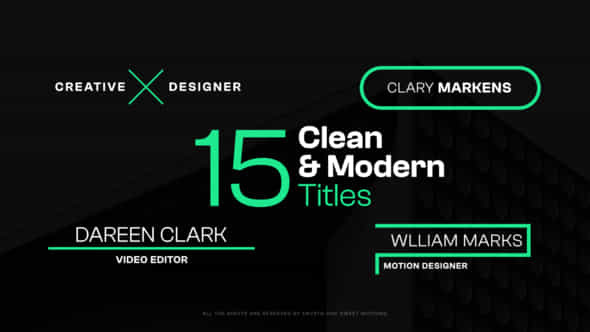 Clean and Modern - VideoHive 46626523