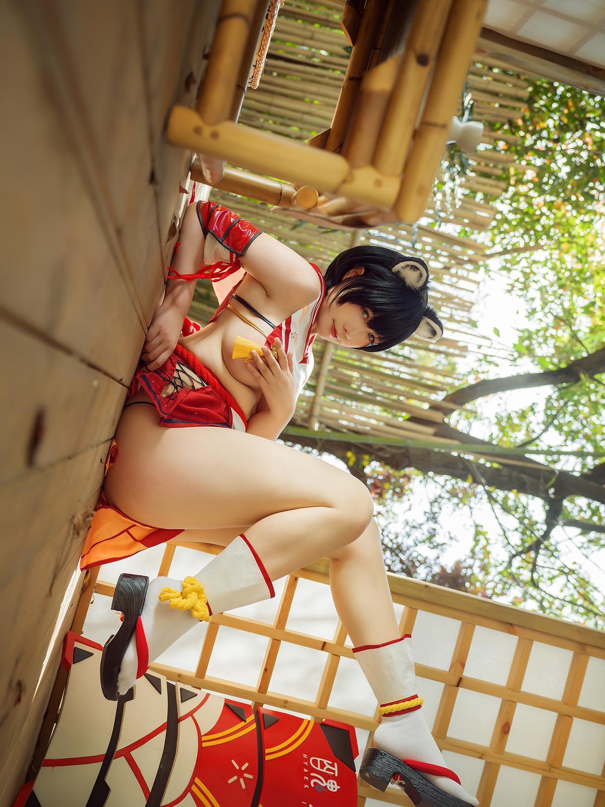 Cosplay 麻花麻花酱 椿 Tsubaki(11)