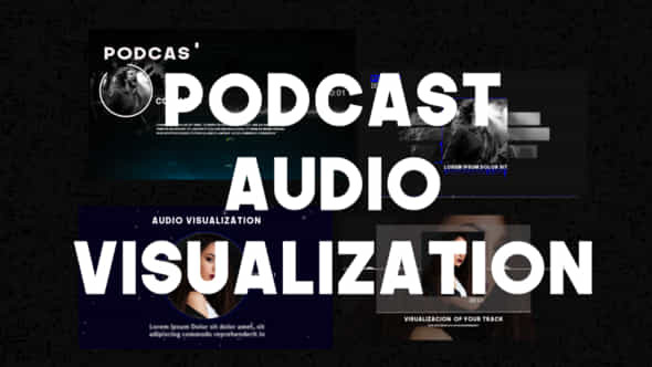 Podcastaudiovisualizationmogrts - VideoHive 48865112