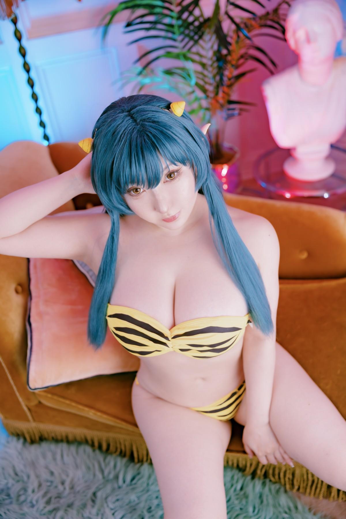 Cosplay SAKUサク Lum ラム うる星やつら Set.03(29)