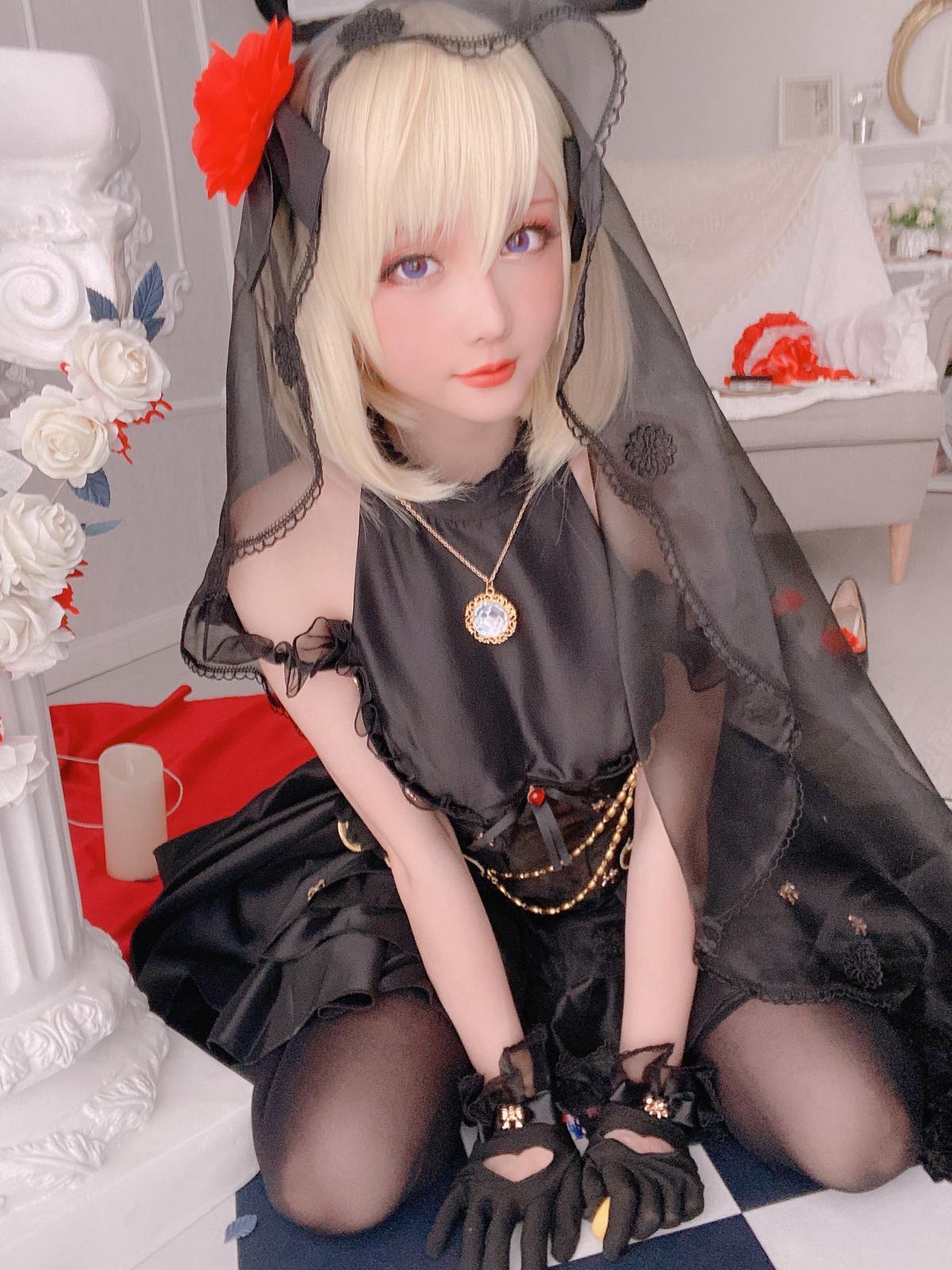 Cosplay 星之迟迟Hoshilily Z23婚纱(38)