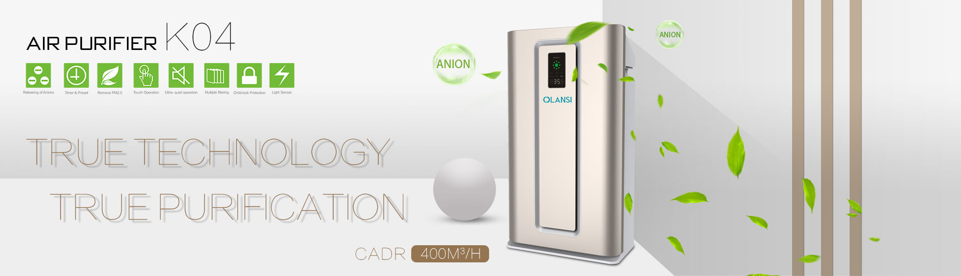 Olansi Healthcare Co., Ltd Introduces State-of-the-Art Negative ion Air Purifiers to Improve Indoor Air Quality For Worldwide People