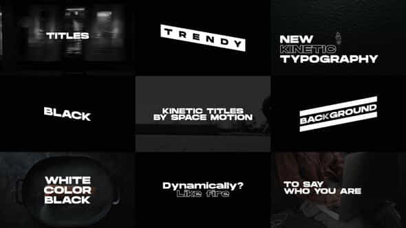 Kinetic Titles - VideoHive 43397818