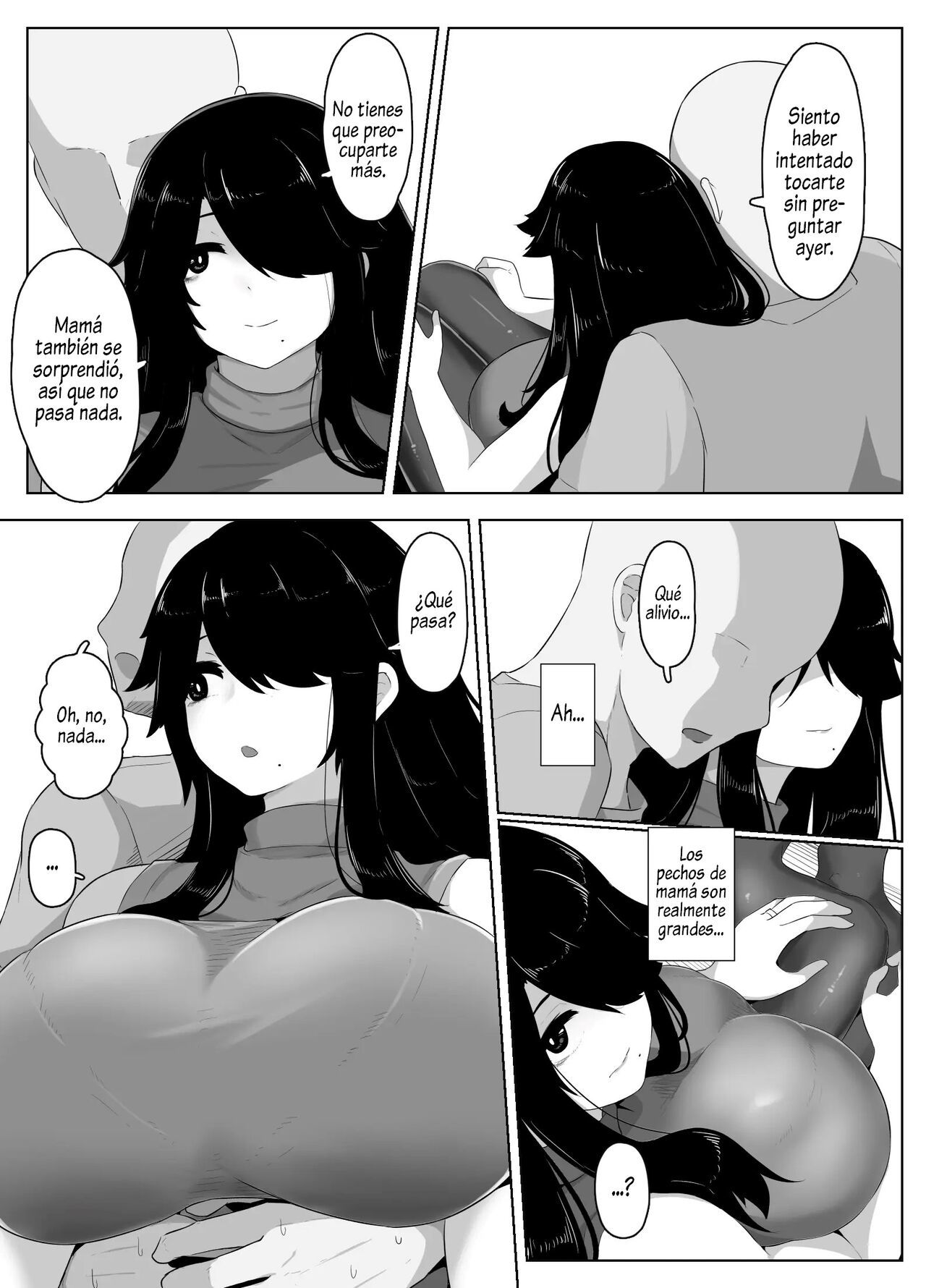 [hahayamoya (moya)] Oyasumi, Okaa-san I  Good Night, Mom I [Spanish]  [Al Chile no Sé Scan]