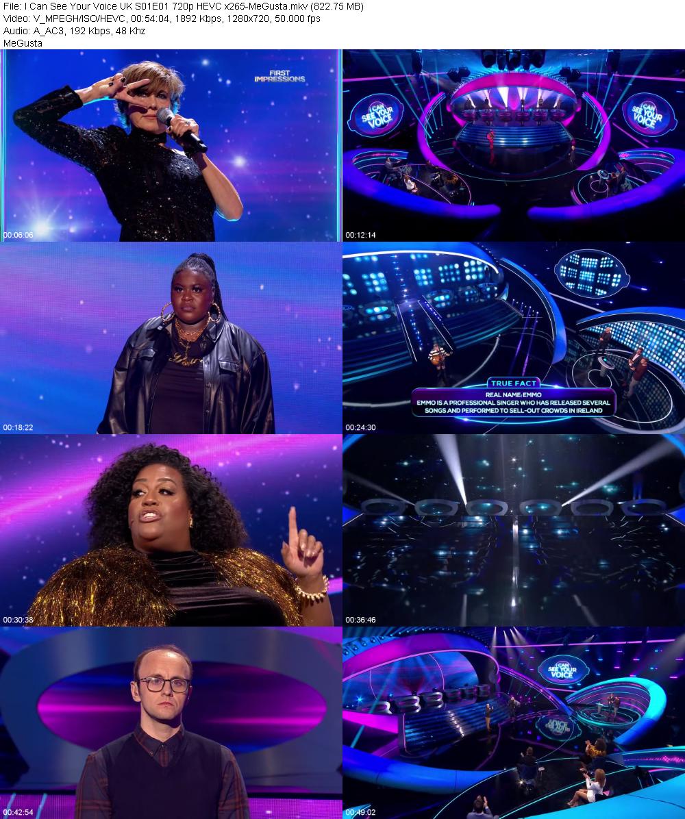 I Can See Your Voice UK S01E01 720p HEVC x265