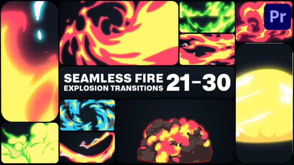 Seamless Fire Explosion - VideoHive 47193055