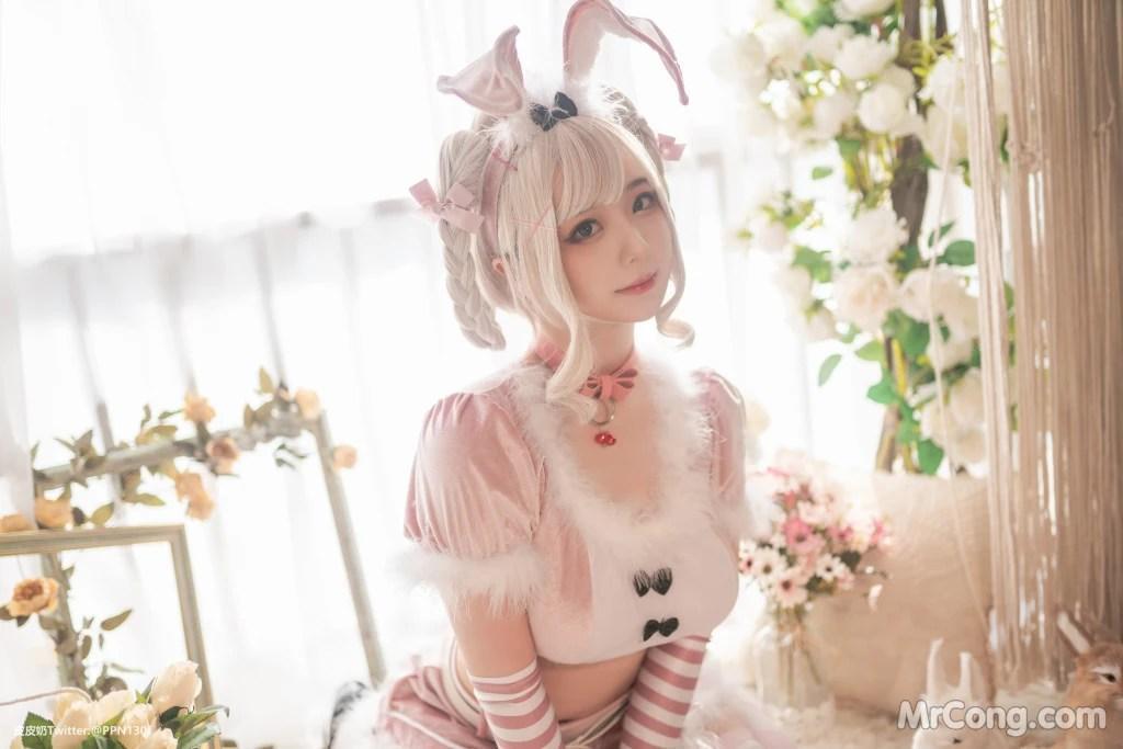 Coser@皮皮奶可可爱了啦: 粉色兔兔 (70 photos)(4)