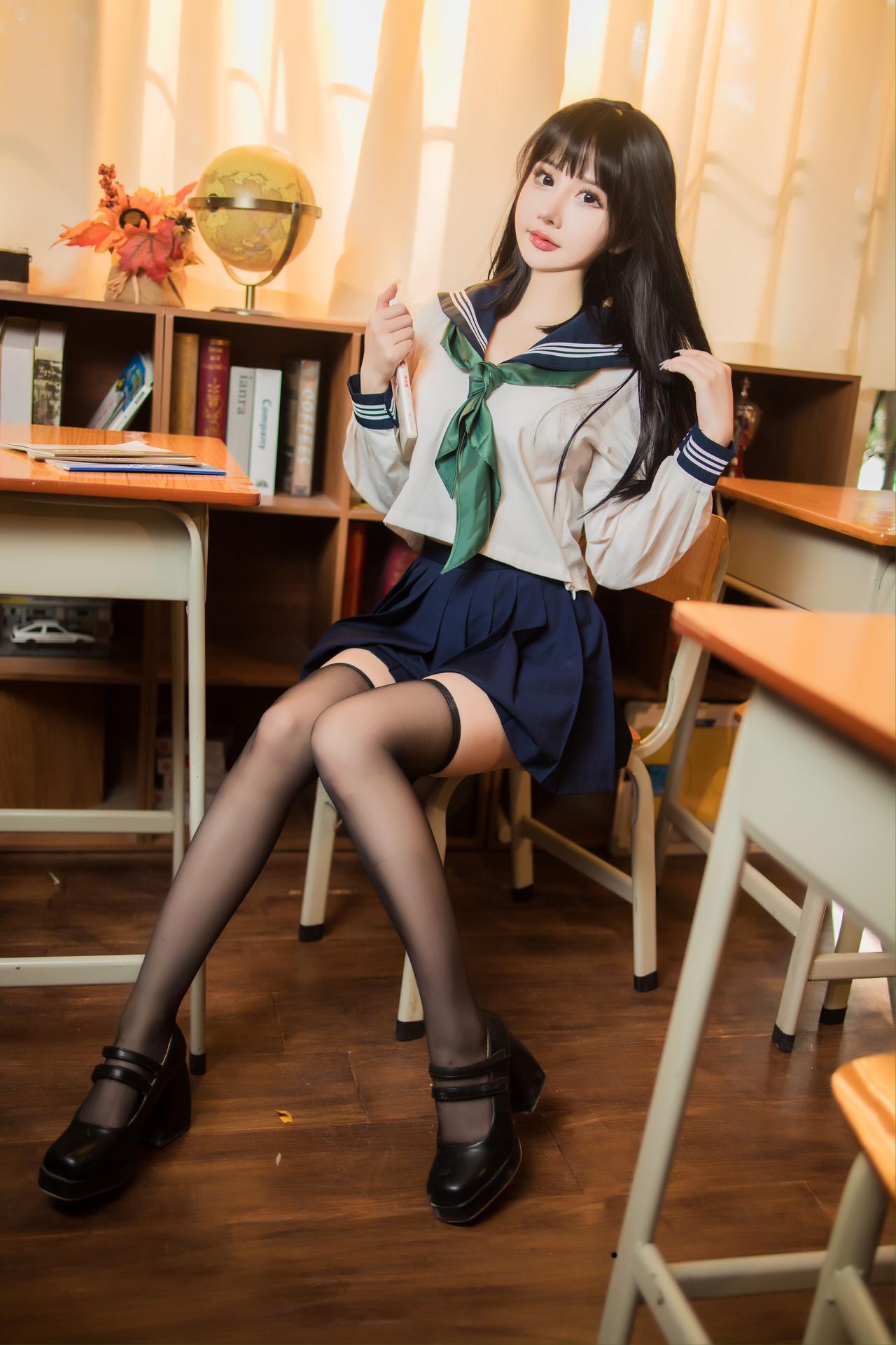 Cosplay 您的蛋蛋 反差学妹(6)