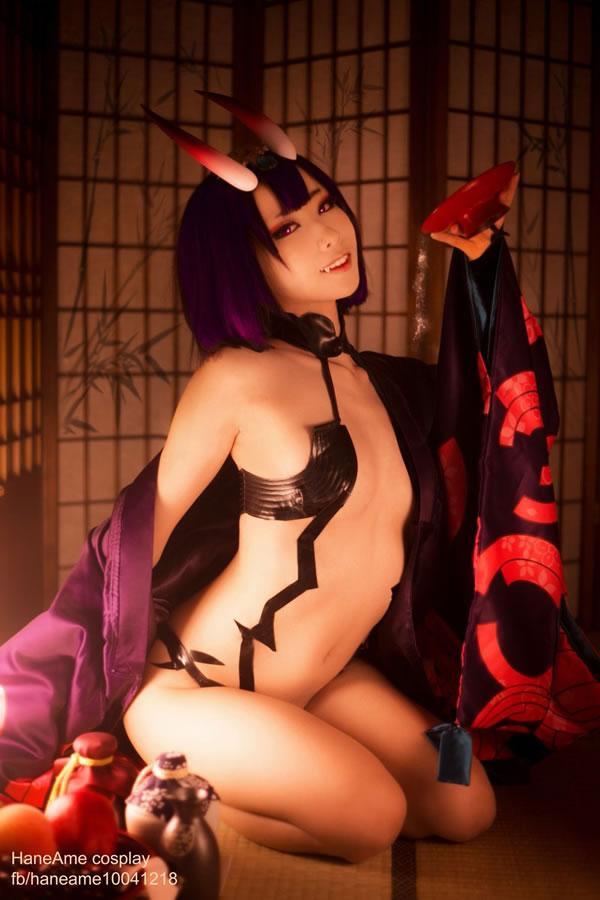 HaneAme雨波coser-酒吞童子(6)