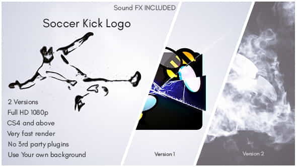 Soccer Kick Logo - VideoHive 16152662