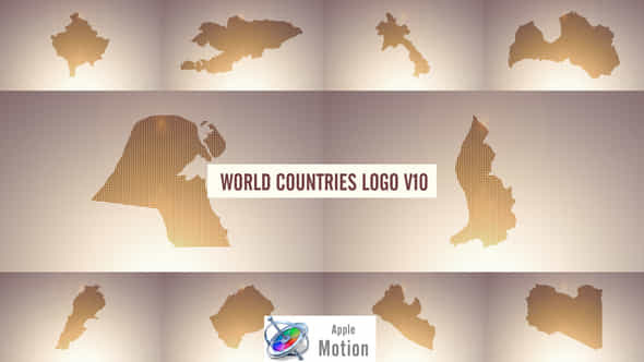 World Countries Logo - VideoHive 40871557