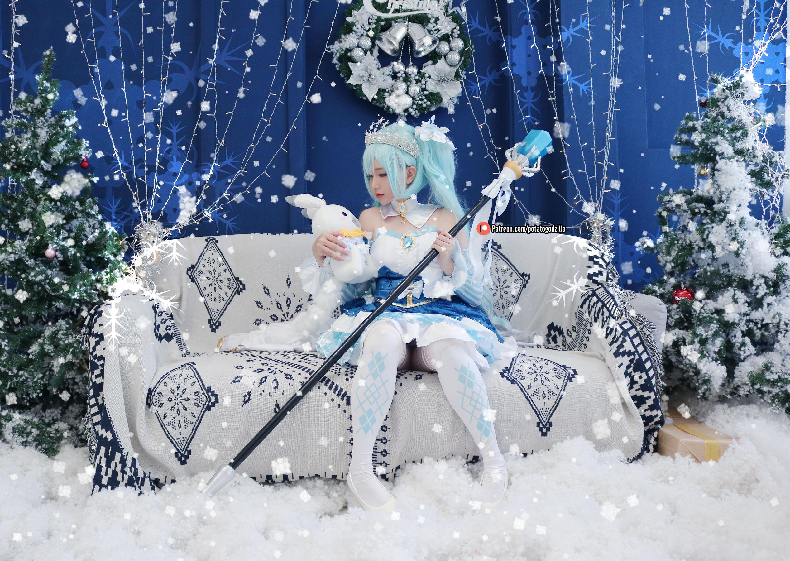 Coser小姐姐Potato Godzilla – Snow Miku(19)