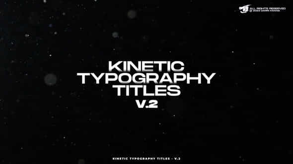Kinetic Typography Titles Ae - VideoHive 48152553