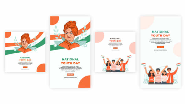 National Youth Day - VideoHive 39083367