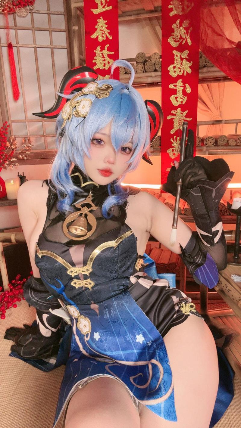 [Cosplay] 小瑶幺幺 甘雨海灯节礼服