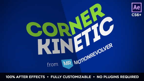 Corner Kinetic - VideoHive 10469191