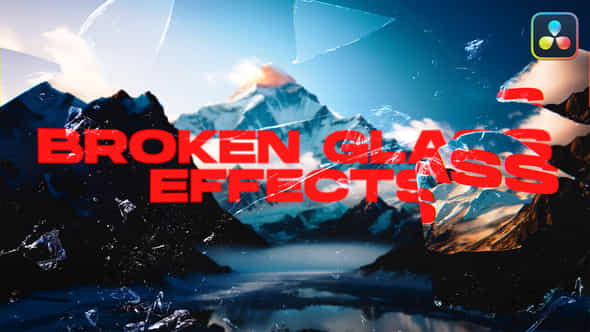 Broken Glass Effects Vol 1 Davinci Resolve - VideoHive 49391320