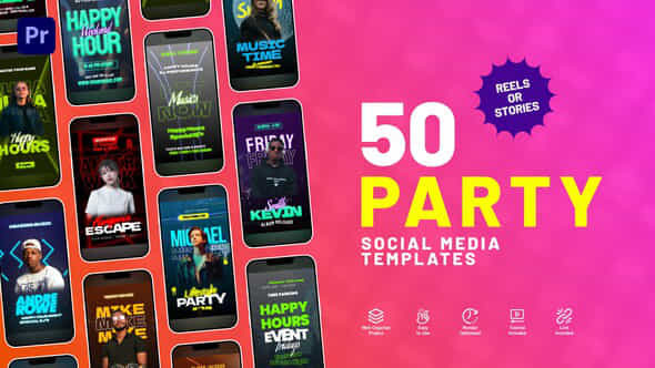 Party Reels Pack - VideoHive 52533718