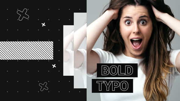 Bold Typo Opener | Abstract - VideoHive 23329936