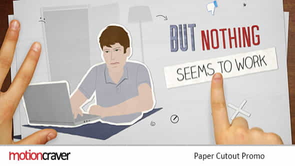 Paper Cut Out Promo - VideoHive 4700370
